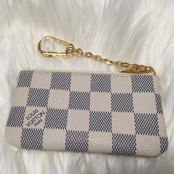 Louis Vuitton Handbags - Damier Azur Canvas Key Pouch